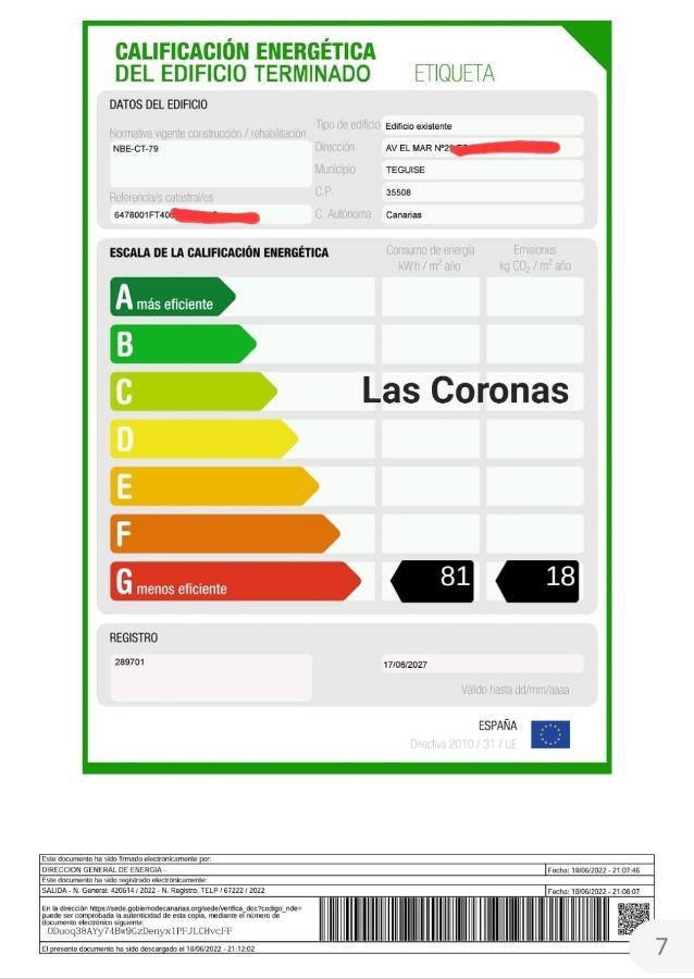 Vivienda Vacacional Las Coronas 48 กอสตา เตกีสเซ ภายนอก รูปภาพ